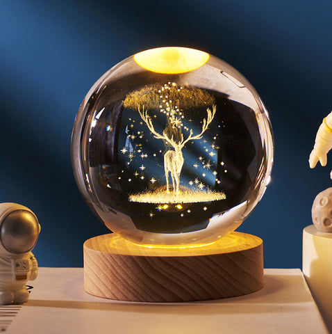 Customized Original Crystal Ball Night Light For Customers