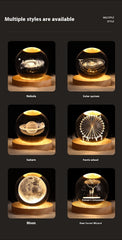 Luminous Crystal Ball Projection Ambience Light